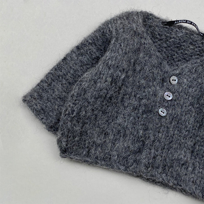 Album Di Famiglia Baby Chunky Knit Cardigan Newborn