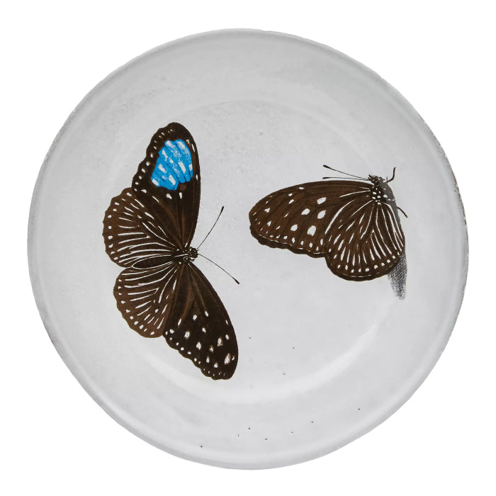 Astier De Villatte John Derian Flying-Landed Butterfly Medium Plate