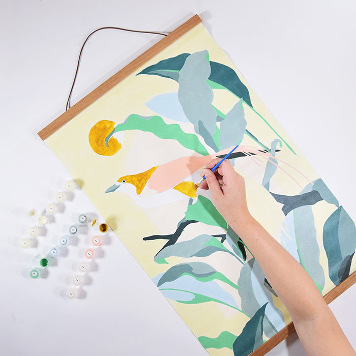 Baltic Club Paint By Numbers Kit Bird of Paradise