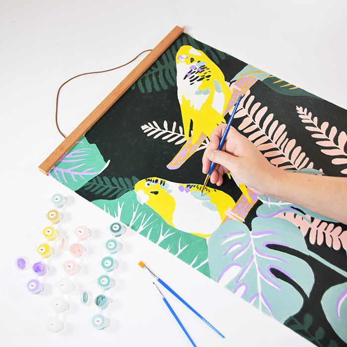 Baltic Club Paint By Numbers Kit Budgies