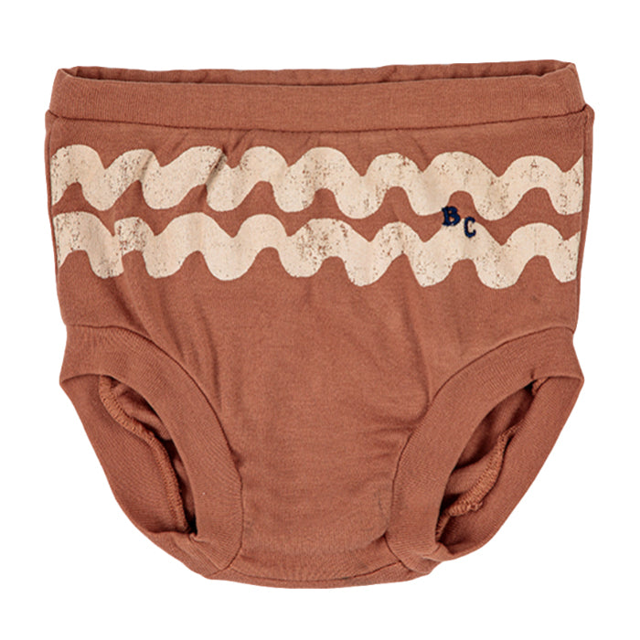 Bobo Choses Baby Waves Culotte Light Brown