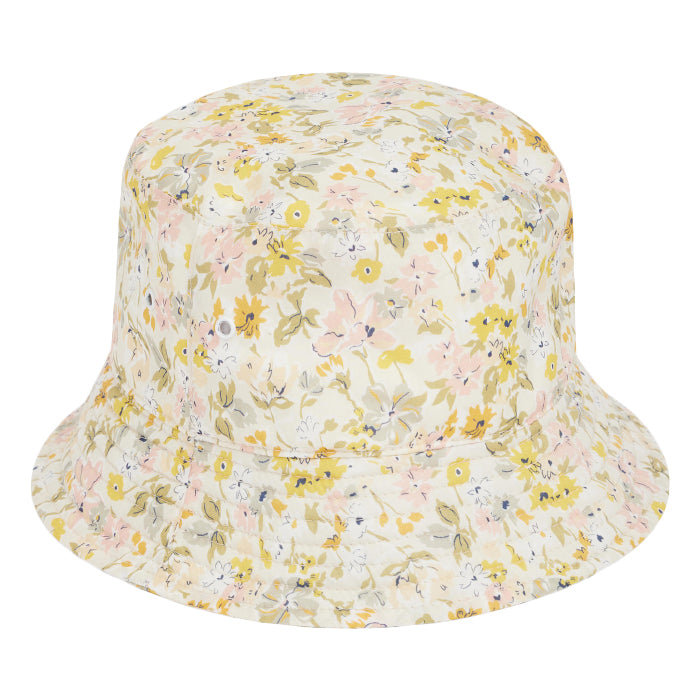Bonpoint Child Theana Bucket Hat Vanilla Cream Floral