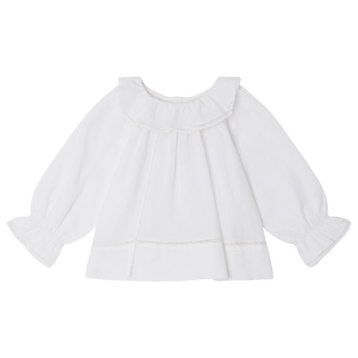 Bonpoint Baby Myrtille Blouse Milk White