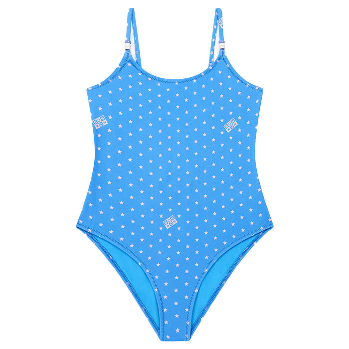 Bonton x Sundek Child Swimsuit Blue With Star Print