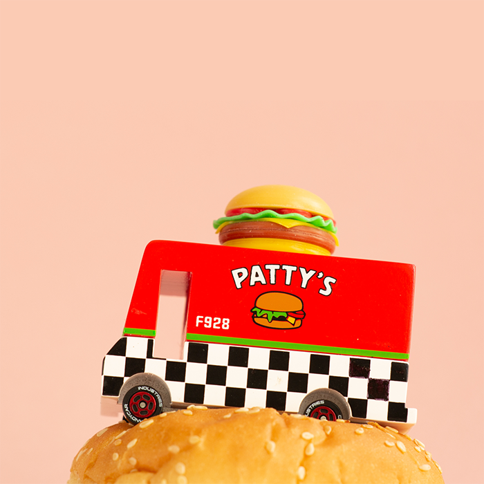 Candylab Car Patty's Hamburger Van