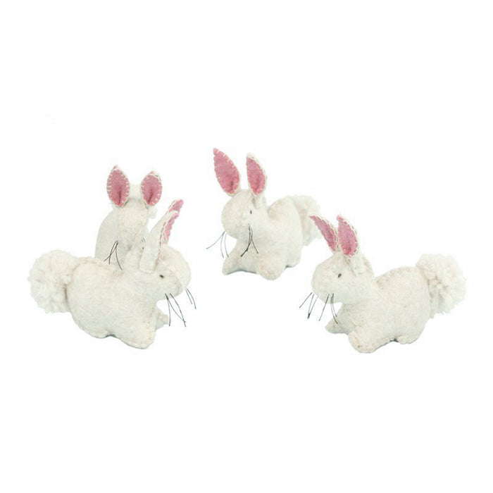 Glückskäfer Felt Rabbit White