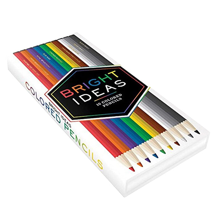 Set Of 10 Bright Ideas Coloured Pencils