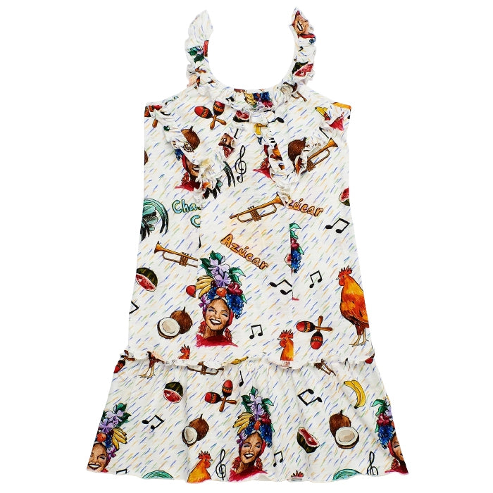 Maison Mangostan Child Chan Chan Dress Multicolour