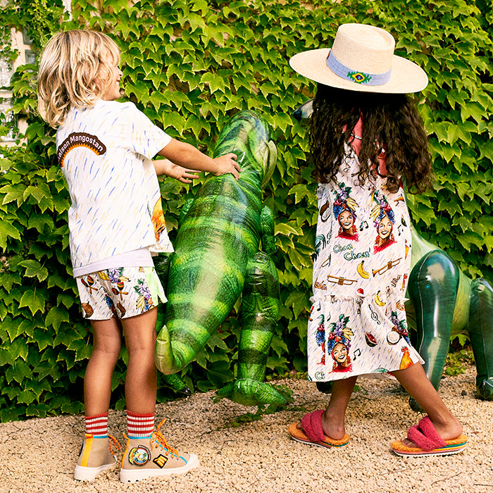 Maison Mangostan Child Chan Chan Dress Multicolour