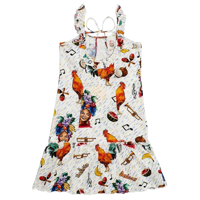 Maison Mangostan Child Chan Chan Dress Multicolour