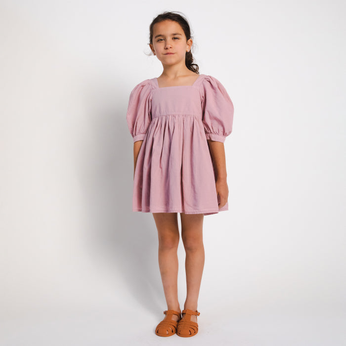 Morley Child Suzy Dress Pica Foxglove Pink