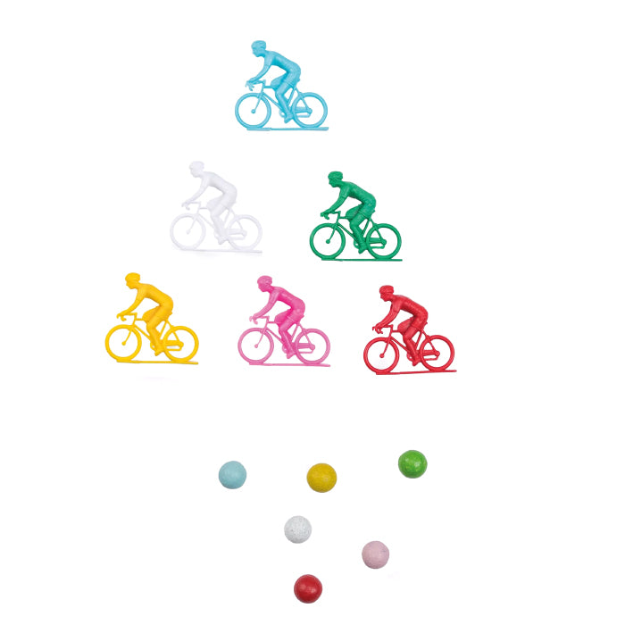 Moulin Roty Aujord'Hui C'est Mercredi Cyclists With Marbles Game