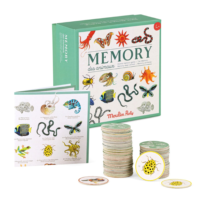 Moulin Roty Tout Autour Du Monde Animal Memory Game