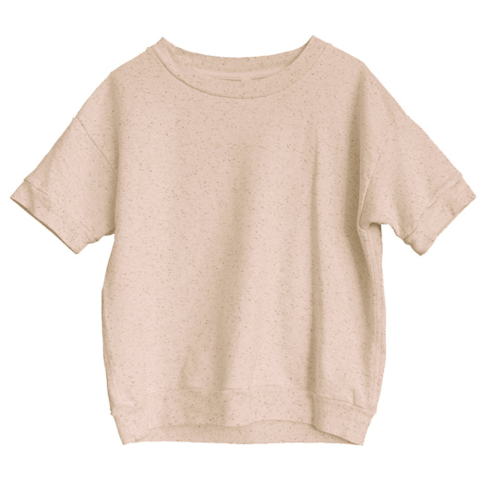 Nico Nico Child Reid Short Sleeved Sweatshirt Confetti Love Pink