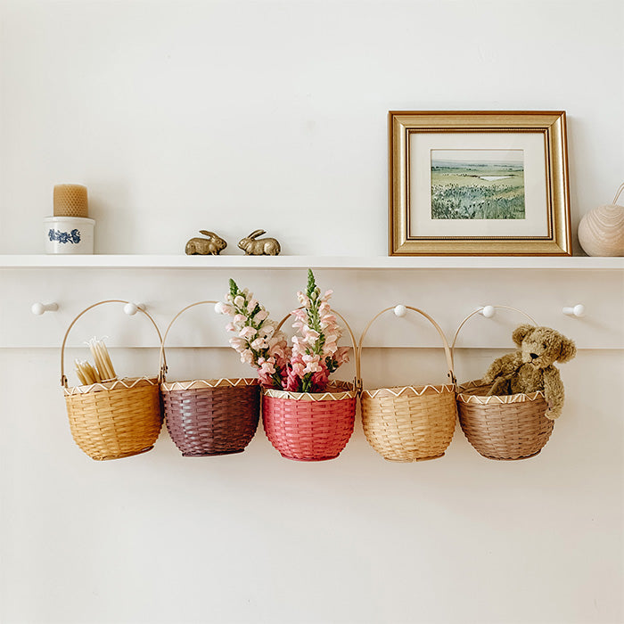 Olli Ella Small Blossom Basket Berry