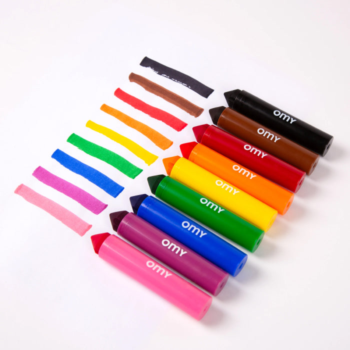 Omy Set Of 9 Jumbo Markers