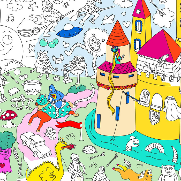 Omy Giant Colouring Poster Magic