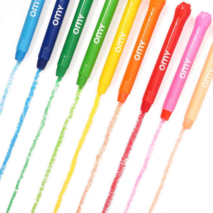Omy Set Of 9 Gel Crayons