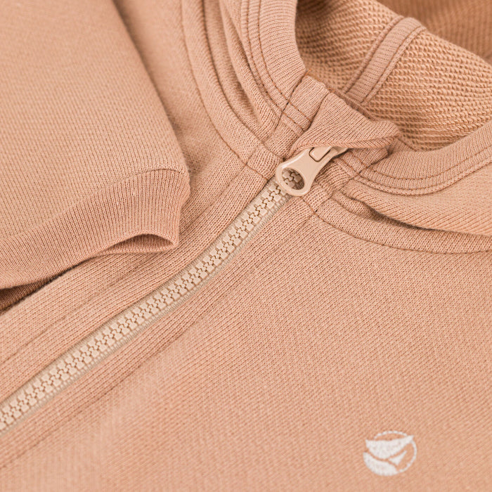 Petit Bateau Baby Hooded Sweatshirt Vintage Pink