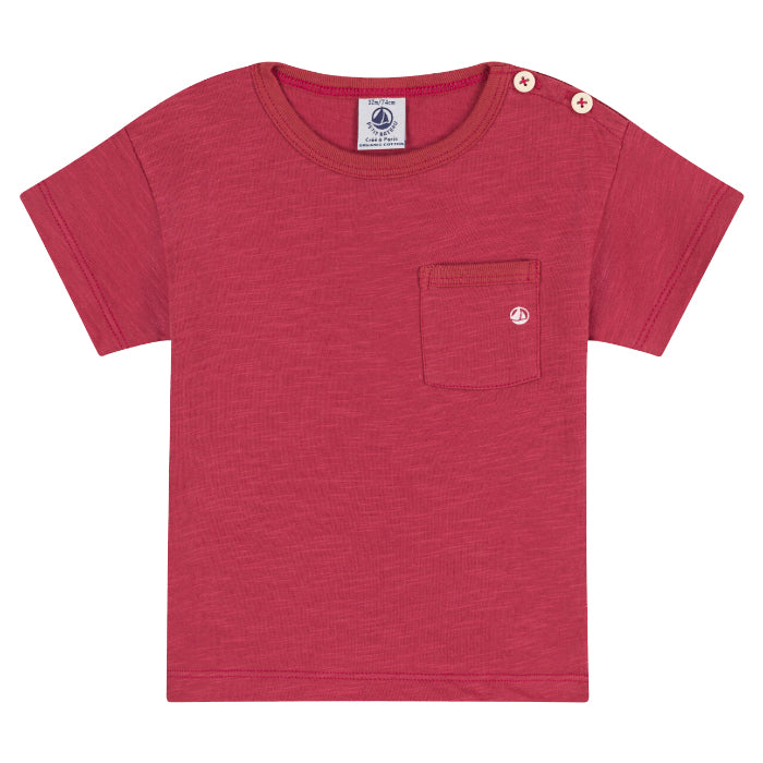 Petit Bateau Baby T-shirt Papi Pink