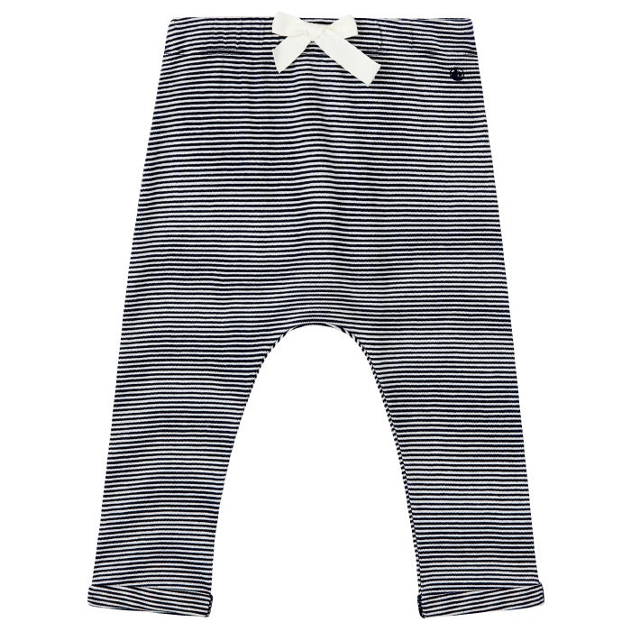 Petit Bateau Baby Sweatpants Navy Blue Milleraies Stripes