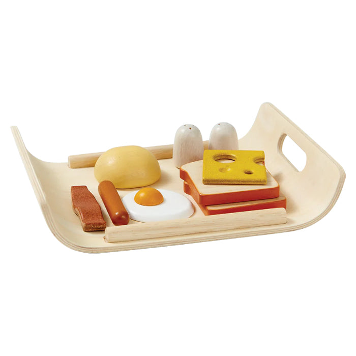Plan Toys Breakfast Menu Wooden Set
