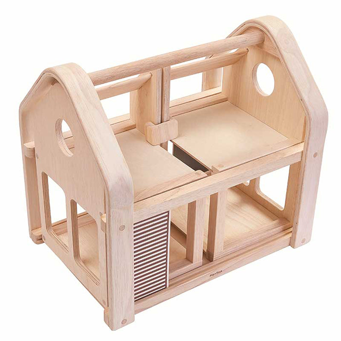 Plan Toys Dollhouse Slide N Go With Furniture