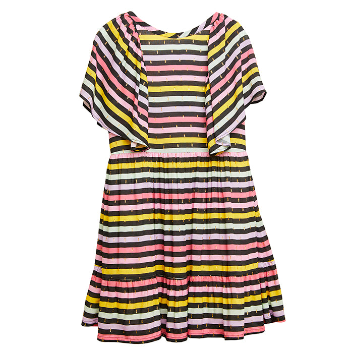 Sonia Rykiel Child Malou Dress Multicolour Stripes