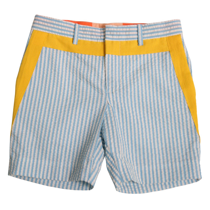 Tia Cibani Kids Child Frank Golf Shorts Waze Mix Blue