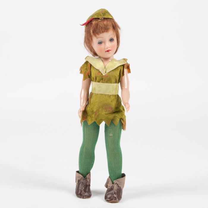 Vintage Peter Pan Doll Green