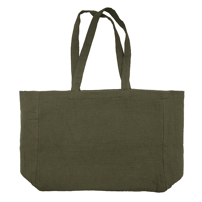 Woman By ADVICE Article Seven Tote Bag Deep Green