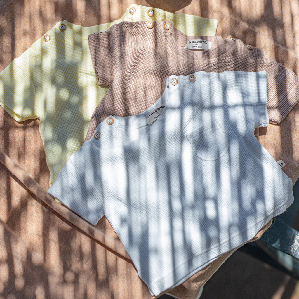 1+ In The Family Baby Delion T-shirt Pastel Yellow