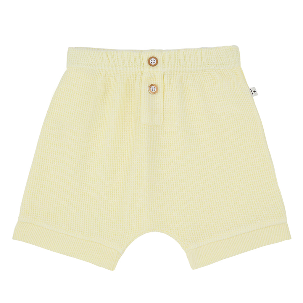 1+ In The Family Baby Sime Shorts Pastel Yellow