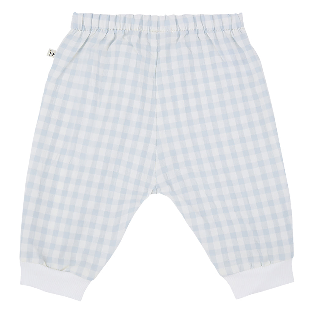1+ In The Family Baby Karphatos Pants Misty Blue Checks
