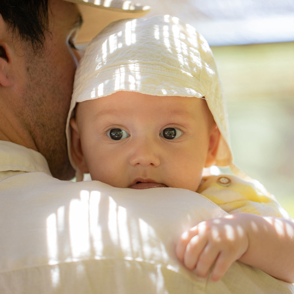 1+ In The Family Baby Pirgos Hat Ecru Cream