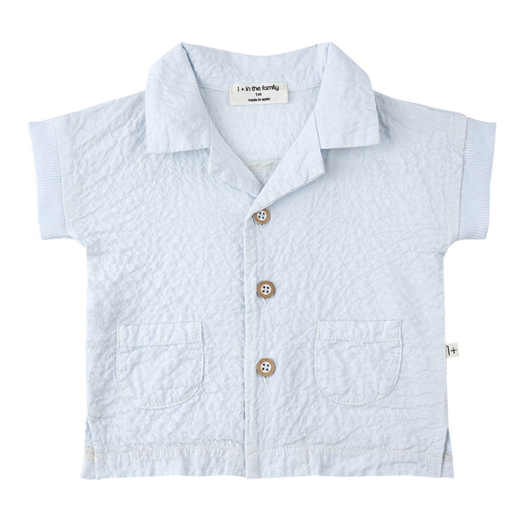 1+ In The Family Baby Corinto Shirt Misty Blue