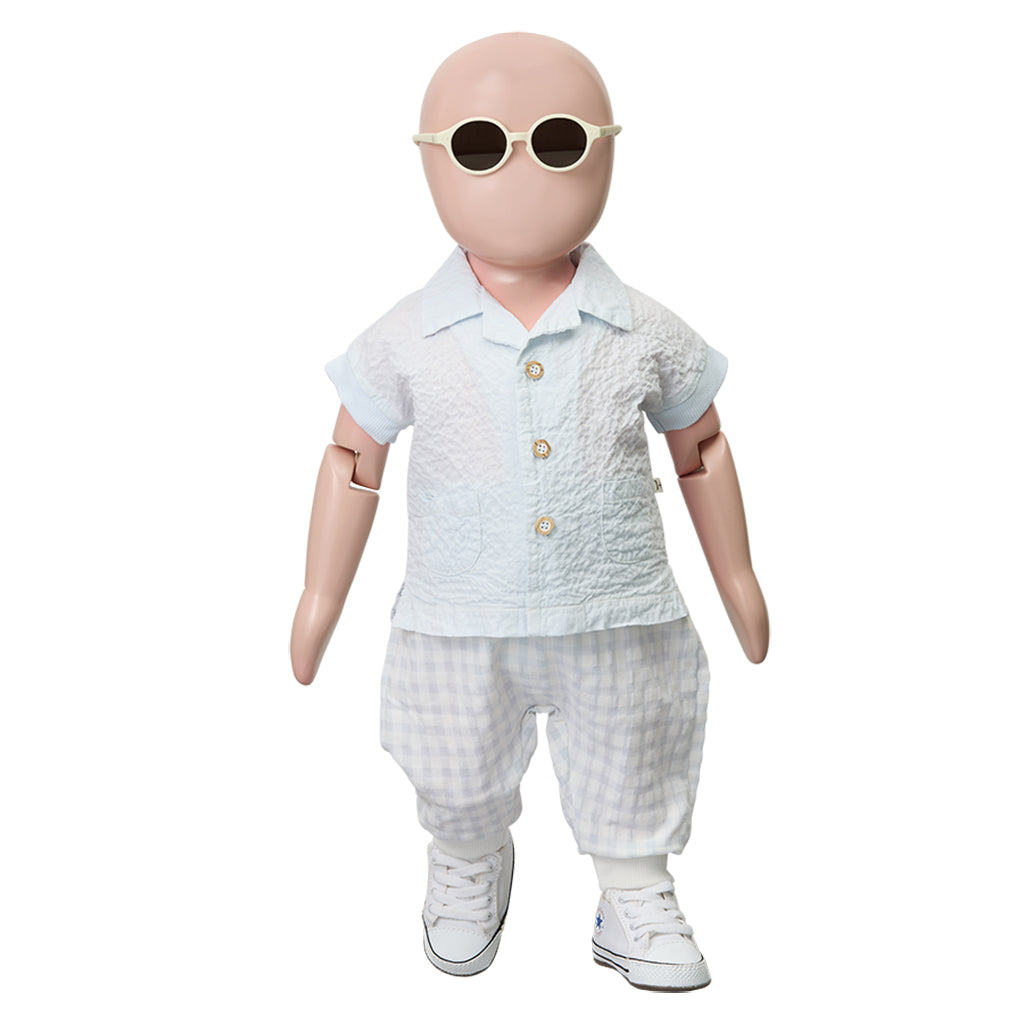 1+ In The Family Baby Corinto Shirt Misty Blue