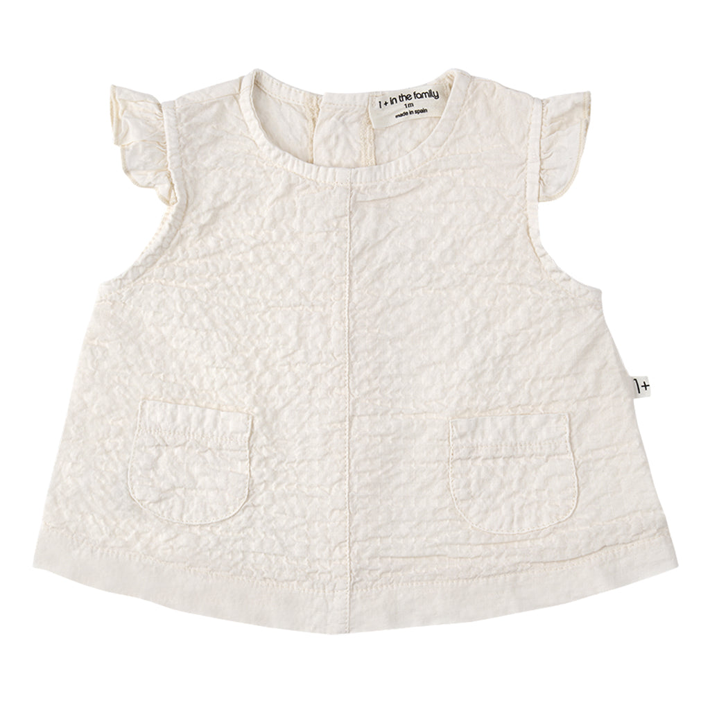 1+ In The Family Baby Apolonia Blouse Ecru Cream