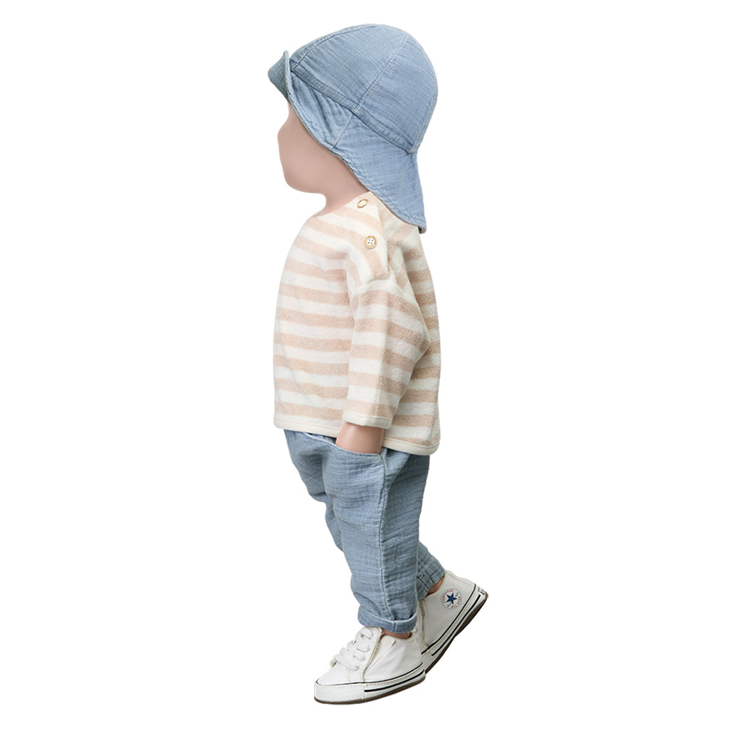1+ In The Family Baby Iliria Hat Denim Blue