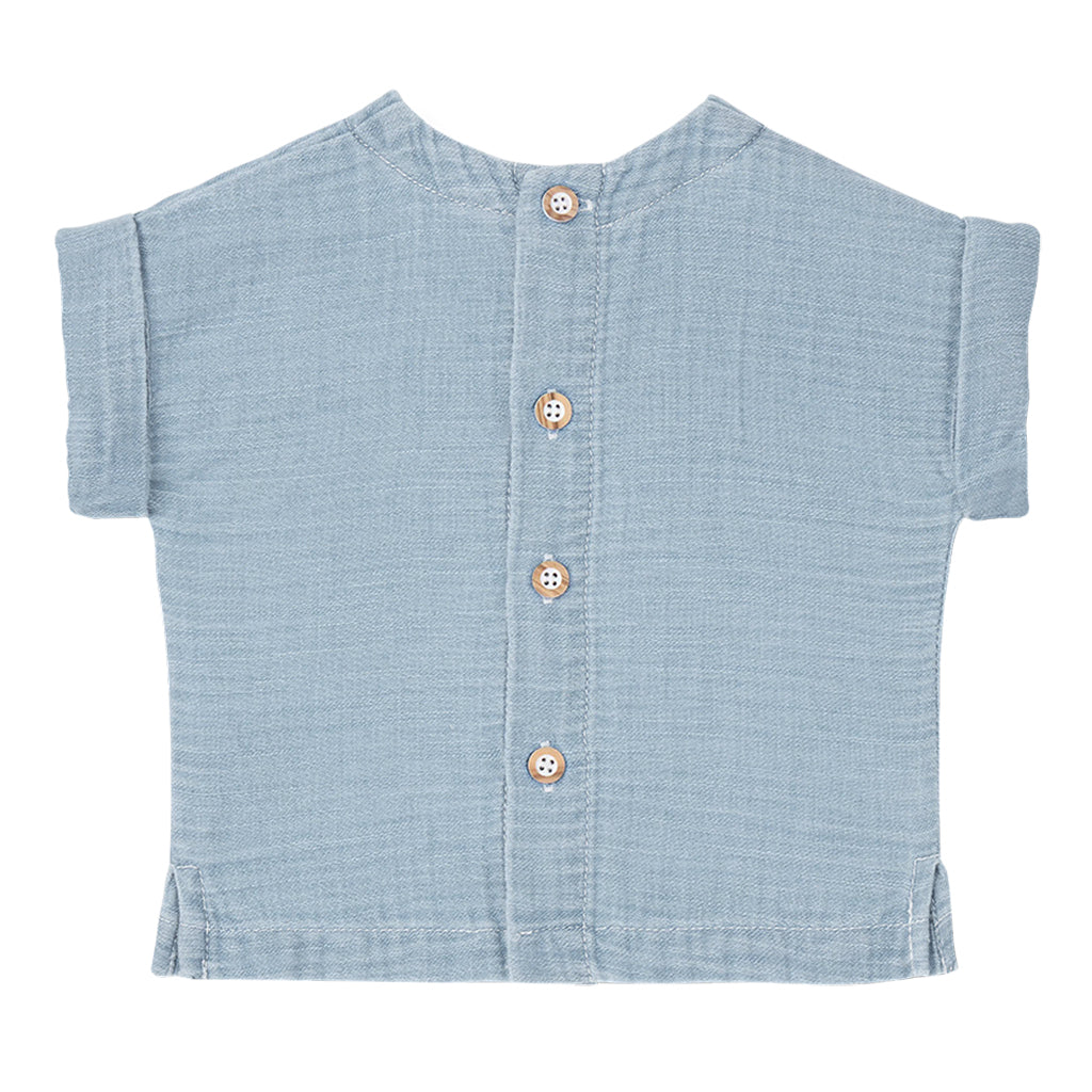 1+ In The Family Baby Bodrum Shirt Denim Blue