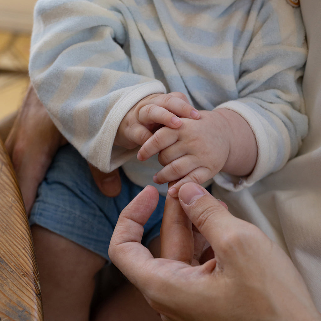 1+ In The Family Baby Anafi Shorts Denim Blue