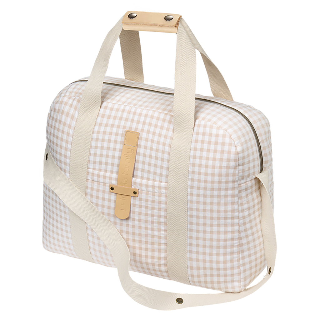 1+ In The Family Diaper Bag Blossom Pink Checks