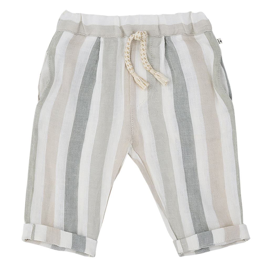 1+ In The Family Baby And Child Regencos Pants Beige Stripes