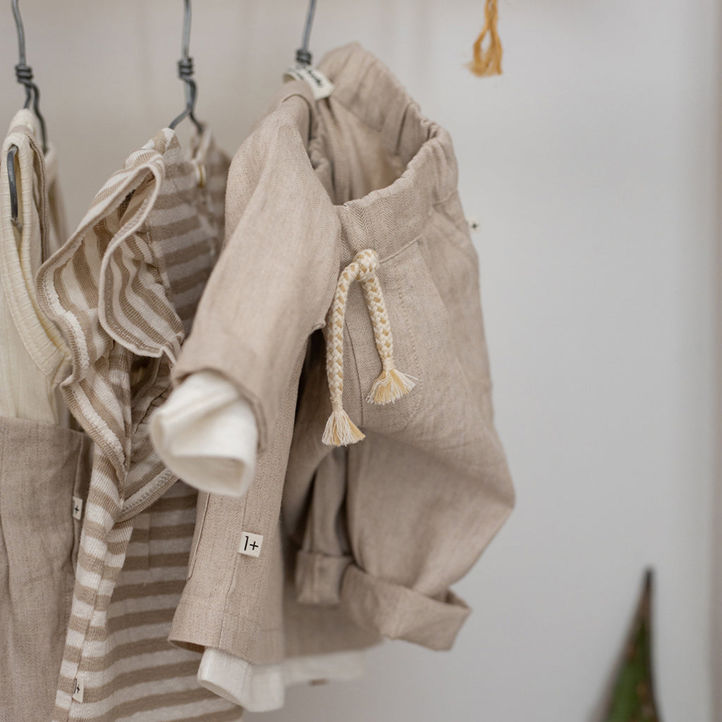 1+ In The Family Baby And Child Castell Pants Beige