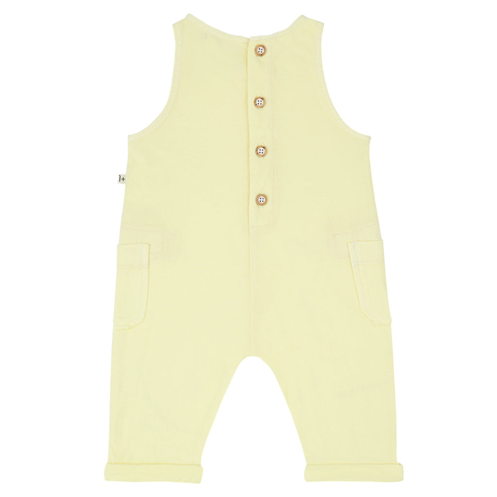 1+ In The Family Baby And Child Calvia Jumpsuit Lemon Yellow