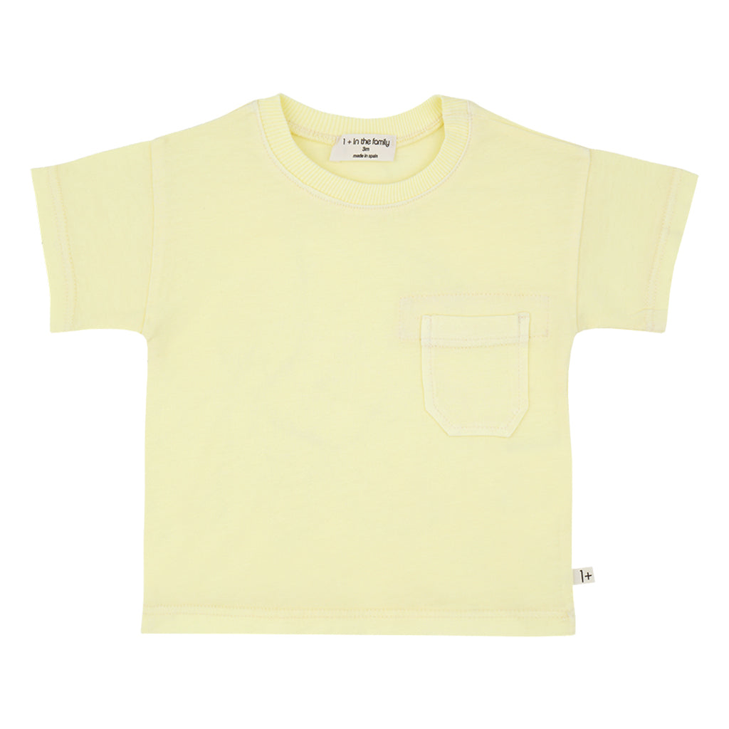 1+ In The Family Baby And Child Formentera T-shirt Lemon Yellow