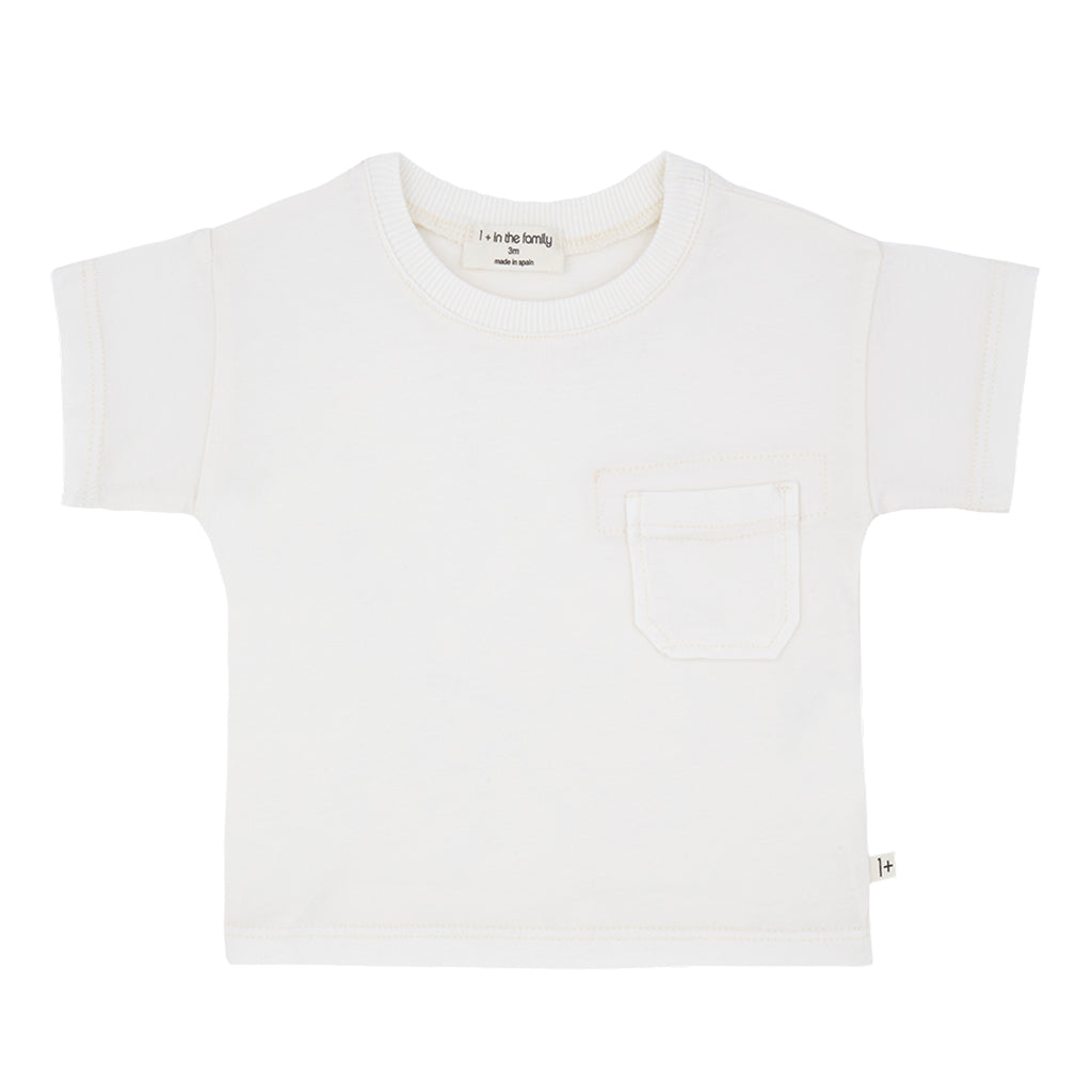 1+ In The Family Baby And Child Formentera T-shirt Off White