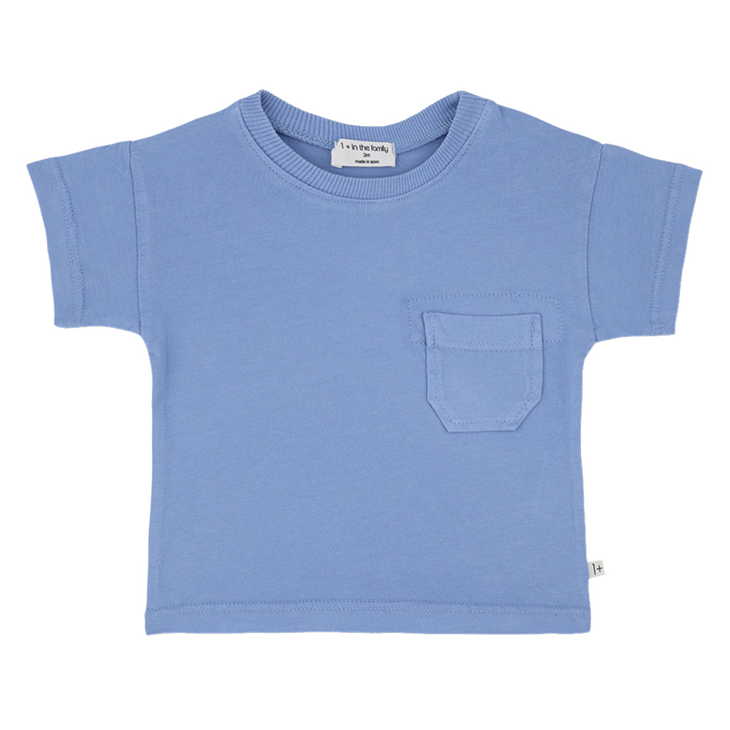 1+ In The Family Baby And Child Formentera T-shirt Ultramarine Blue