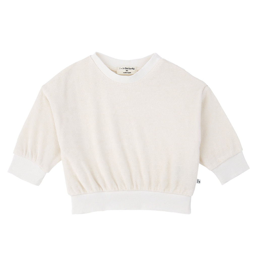 1+ In The Family Baby And Child Mercadal Sweatshirt Off White