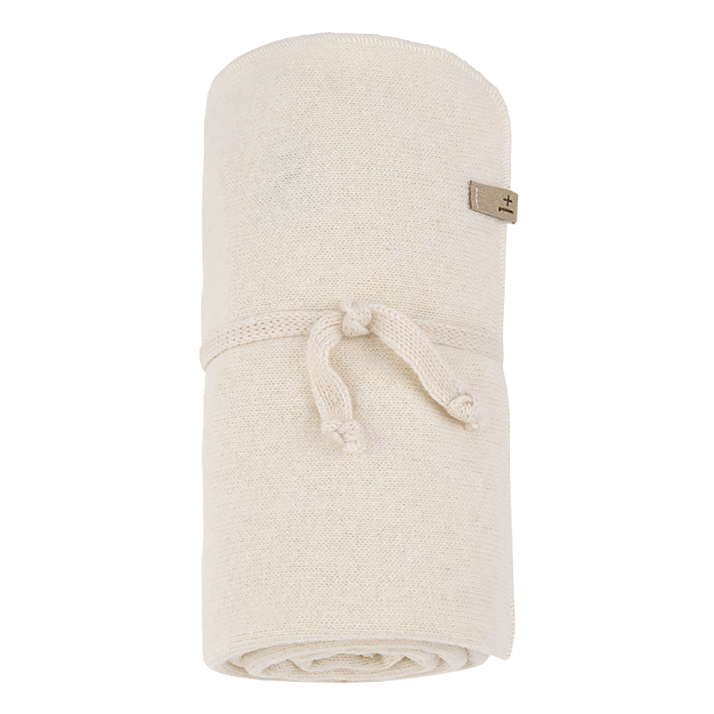 1+ In The Family Bobigny Blanket Ecru Cream